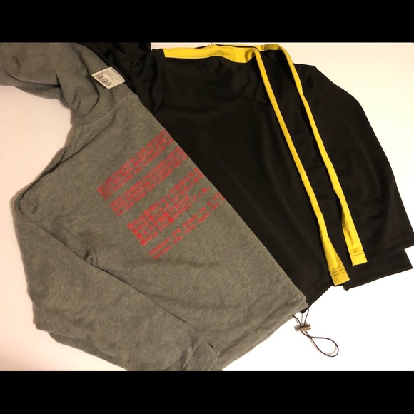 Lot of 2 Forever21 cropped hoodies L BNWT - Picture 5 of 6